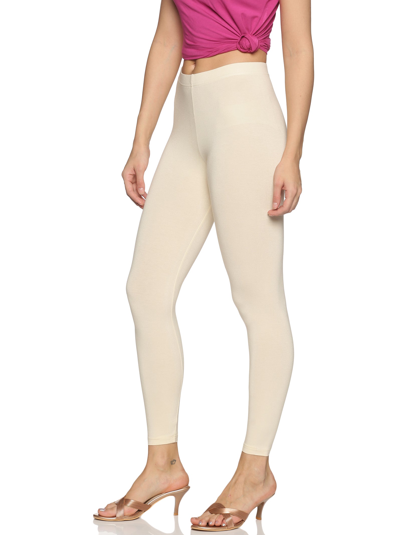 Cream Yoga - Jenn 7/8 length legging black